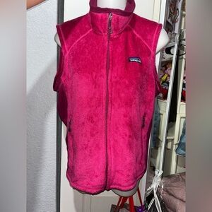 Patagonia Bright Pink Fleece Vest